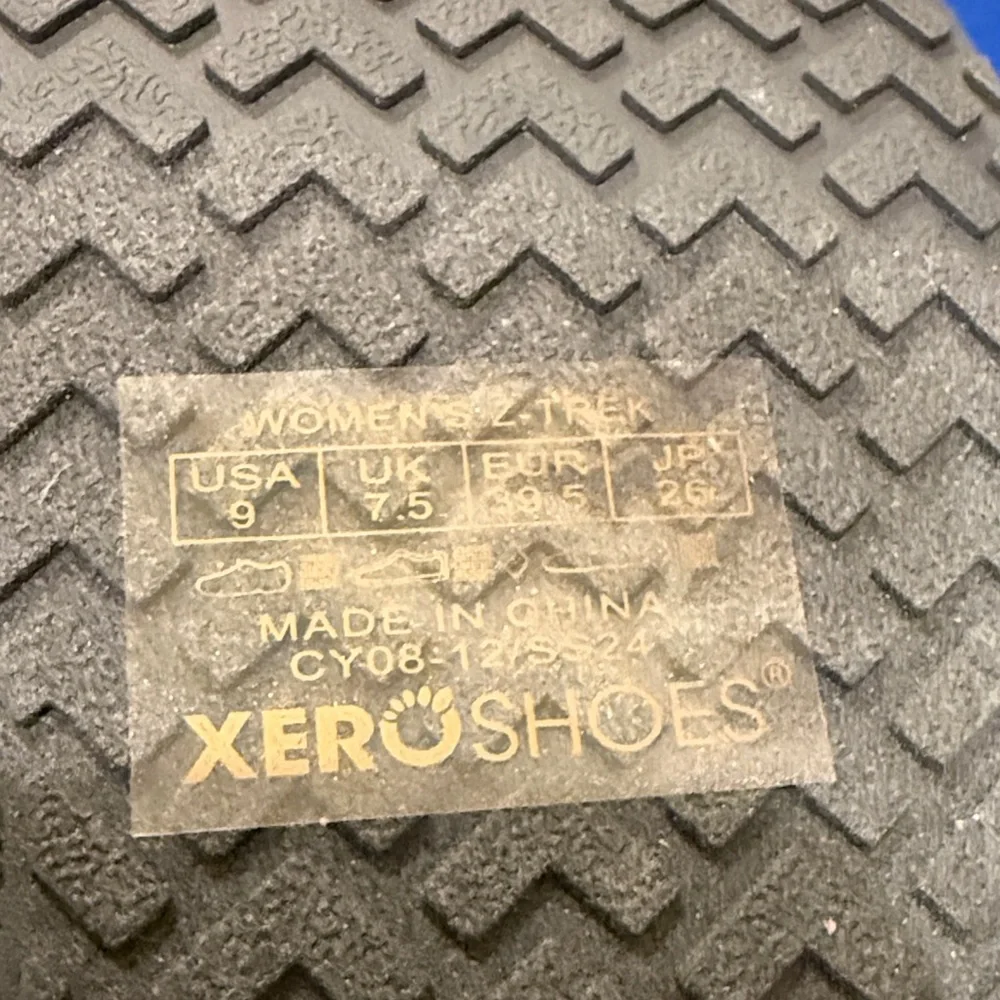 Xero Shoes Z-Trek Sandals W9 NEW Barefoot Minimalist Hiking Blue - Picture 3 of 7